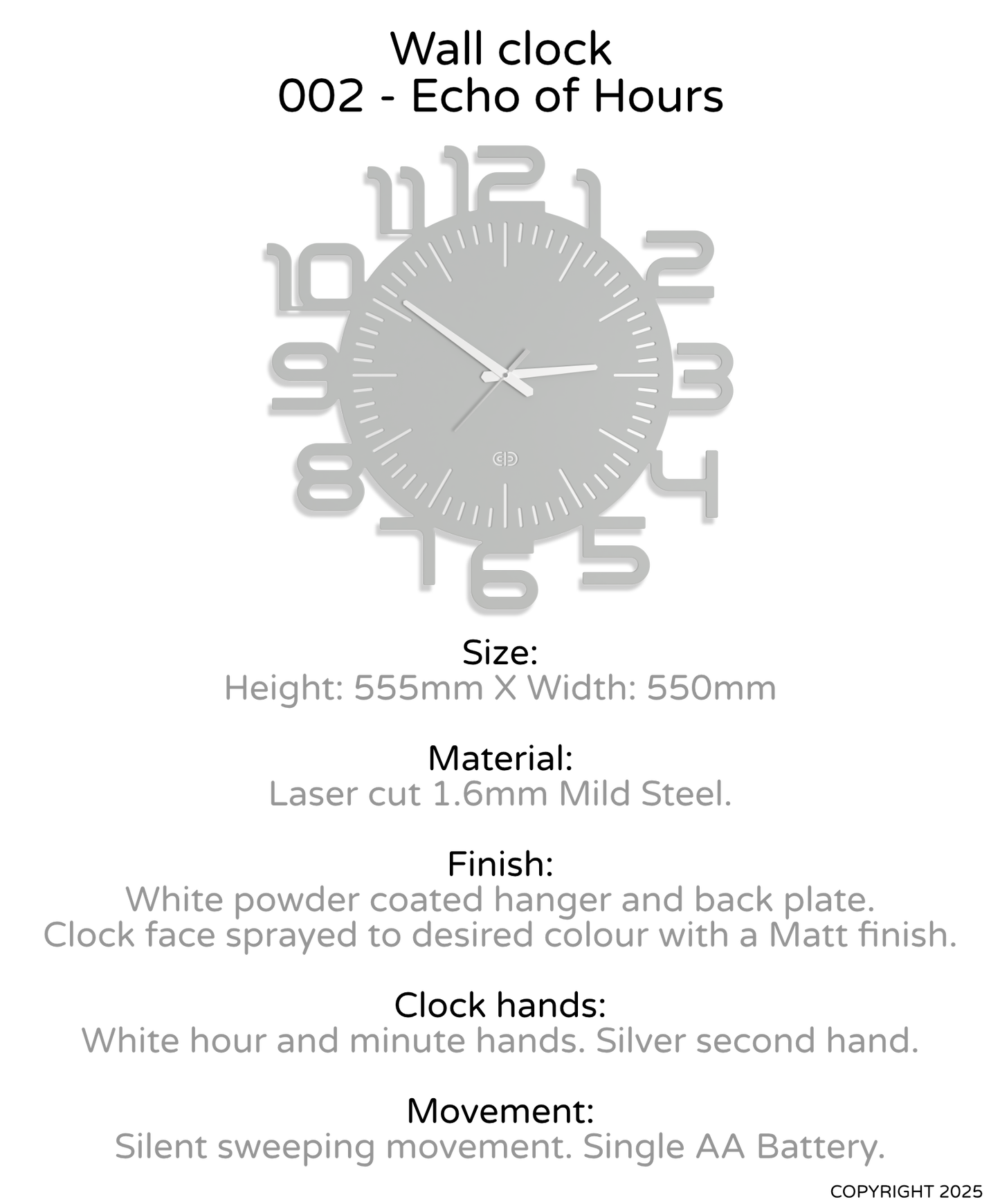 Wall clock - 002 - Echo of Hours