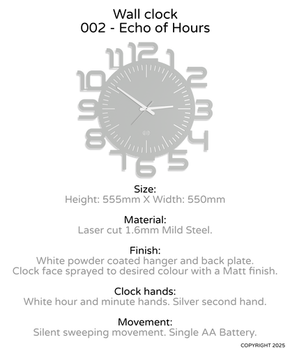 Wall clock - 002 - Echo of Hours