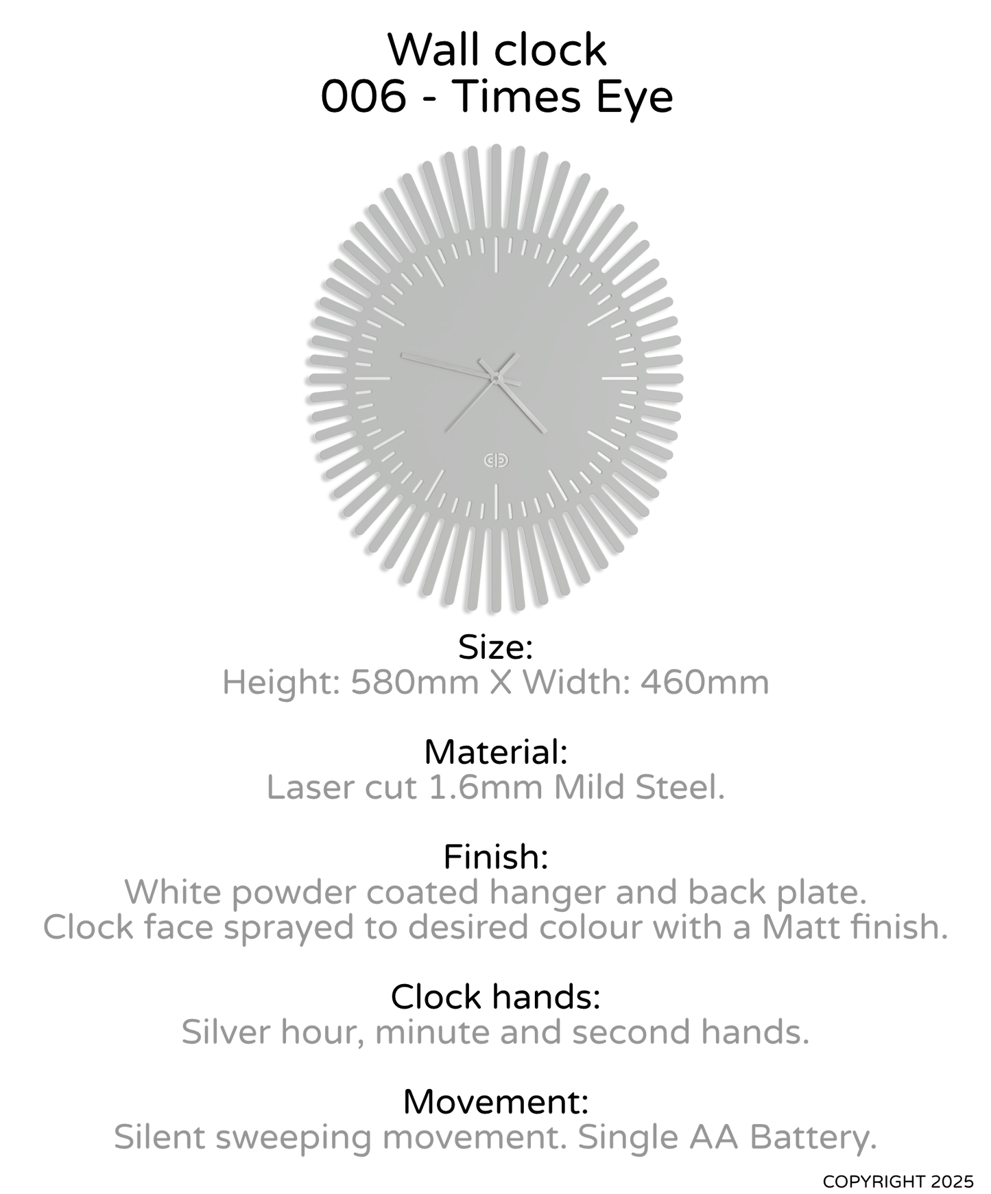 Wall clock - 006 - Times Eye