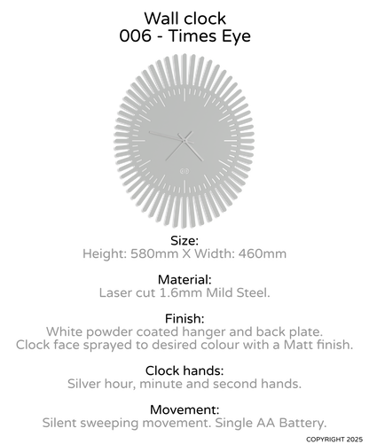 Wall clock - 006 - Times Eye