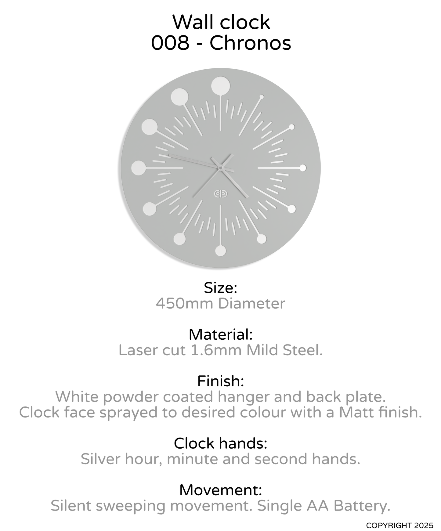 Wall clock - 008 - Chronos