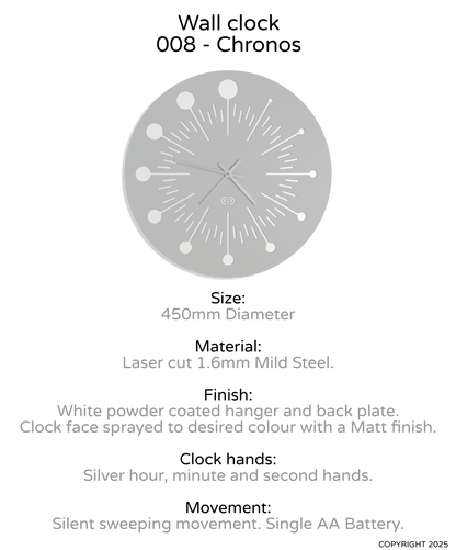 Wall clock - 008 - Chronos