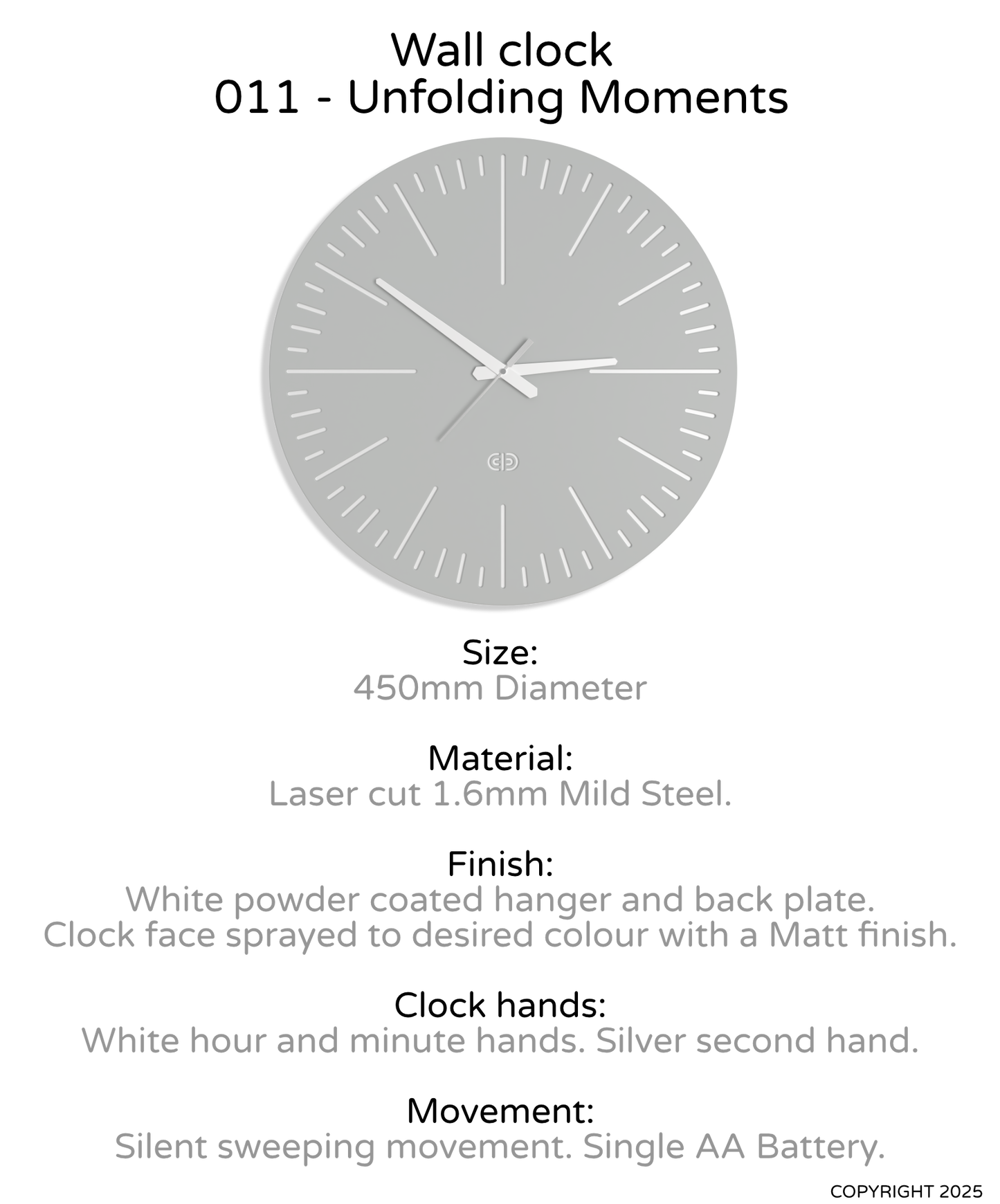 Wall clock - 011 - Unfolding Moments