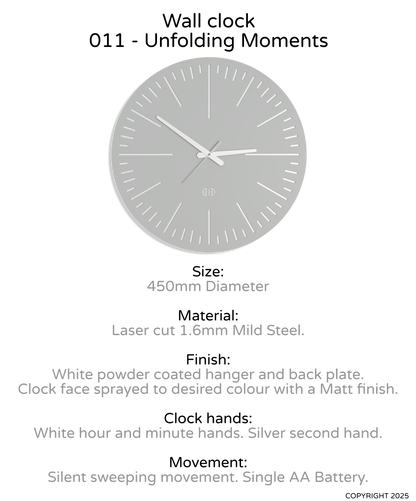 Wall clock - 011 - Unfolding Moments