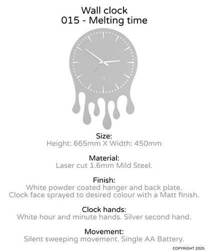 Wall clock - 015 - Melting time