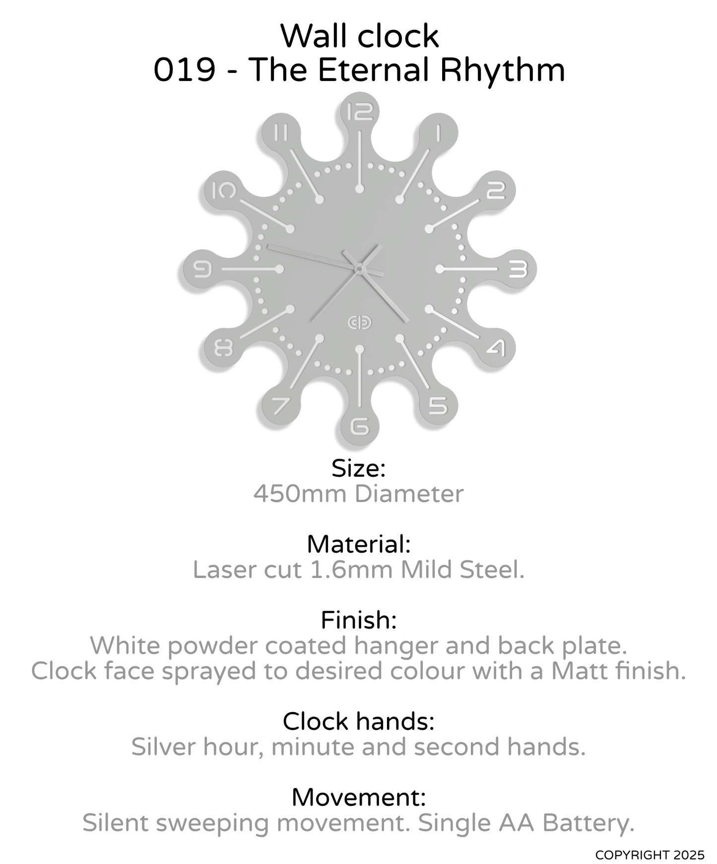 Wall clock - 019 - The Eternal Rhythm