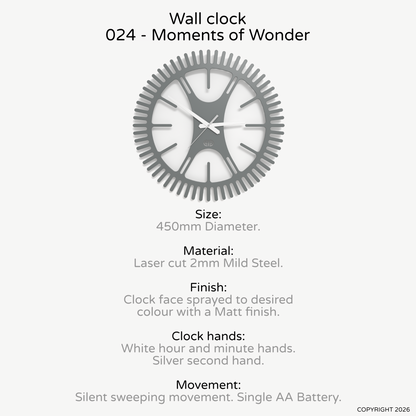 Wall clock - Floating - 004 - Moments of Wonder