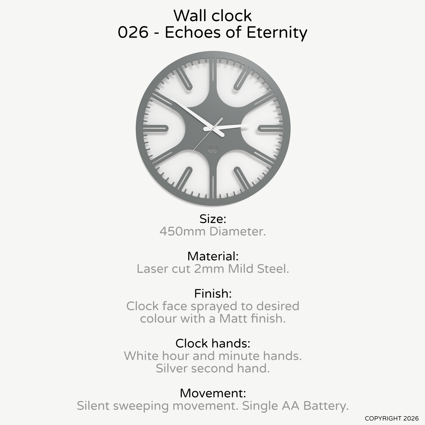 Wall clock - Floating - 006 - Echoes of Eternity