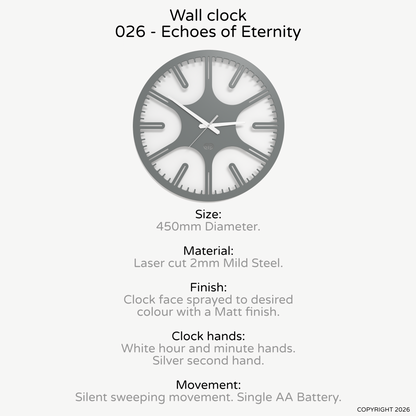 Wall clock - Floating - 006 - Echoes of Eternity