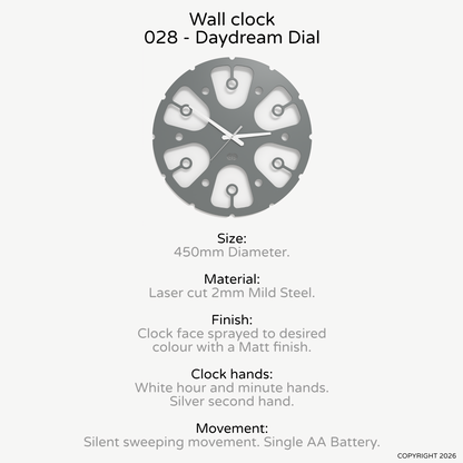 Wall clock - Floating - 008 - Daydream Dial