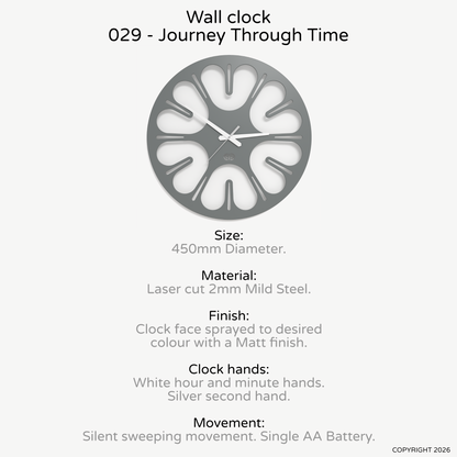 Wall clock - Floating - 009 - Journey Through Time