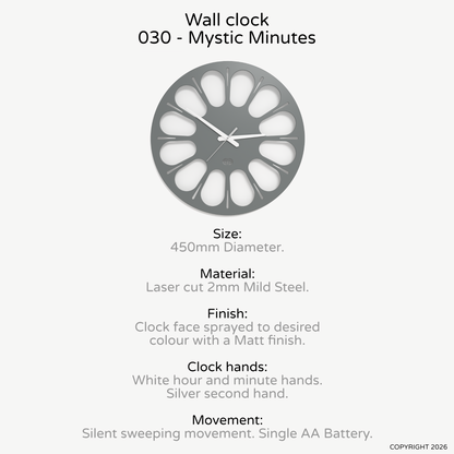 Wall clock - Floating - 010 - Mystic Minutes